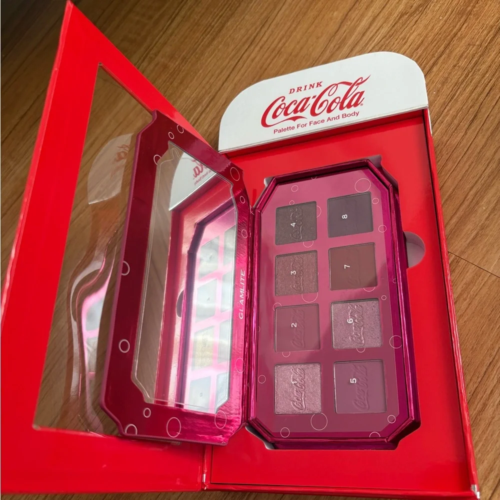 Coca-Cola Cherry Eyeshadow Palette by Glamlite - Picture 2 of 4